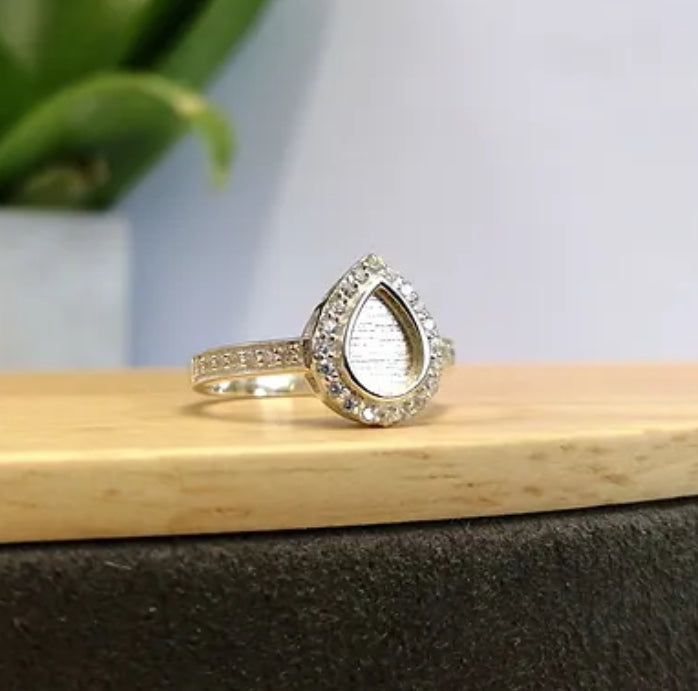 Teardrop Pear Ring